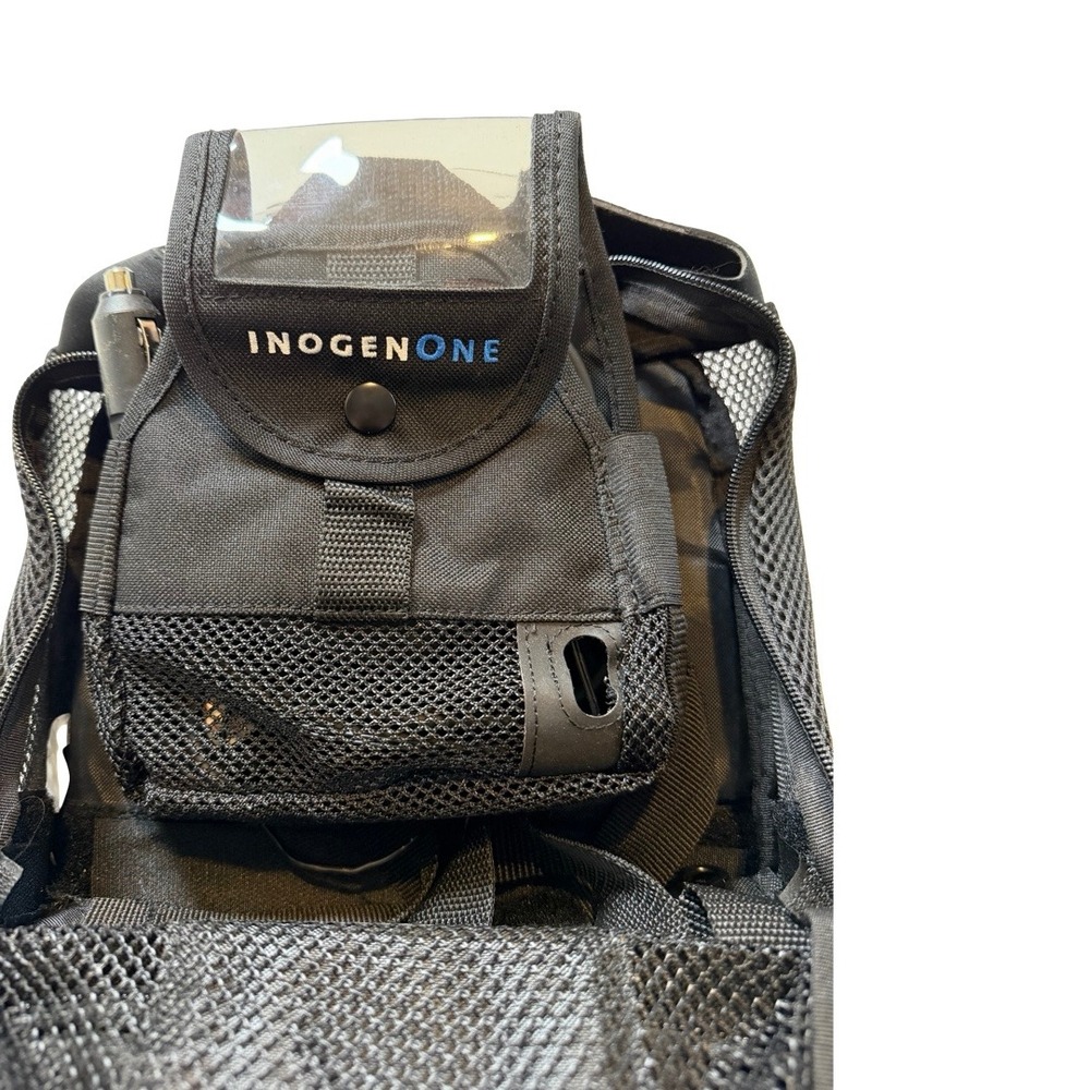 Inogen One G3 Backpack Padded Straps With Spare Battery Storage Black DC Cable - Picture 5 of 5